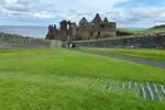 Dunluce Castle is a medieval cliff-top ruin that served as the inspiration for Castle Pyke of House Greyjoy in Game of Thrones. 