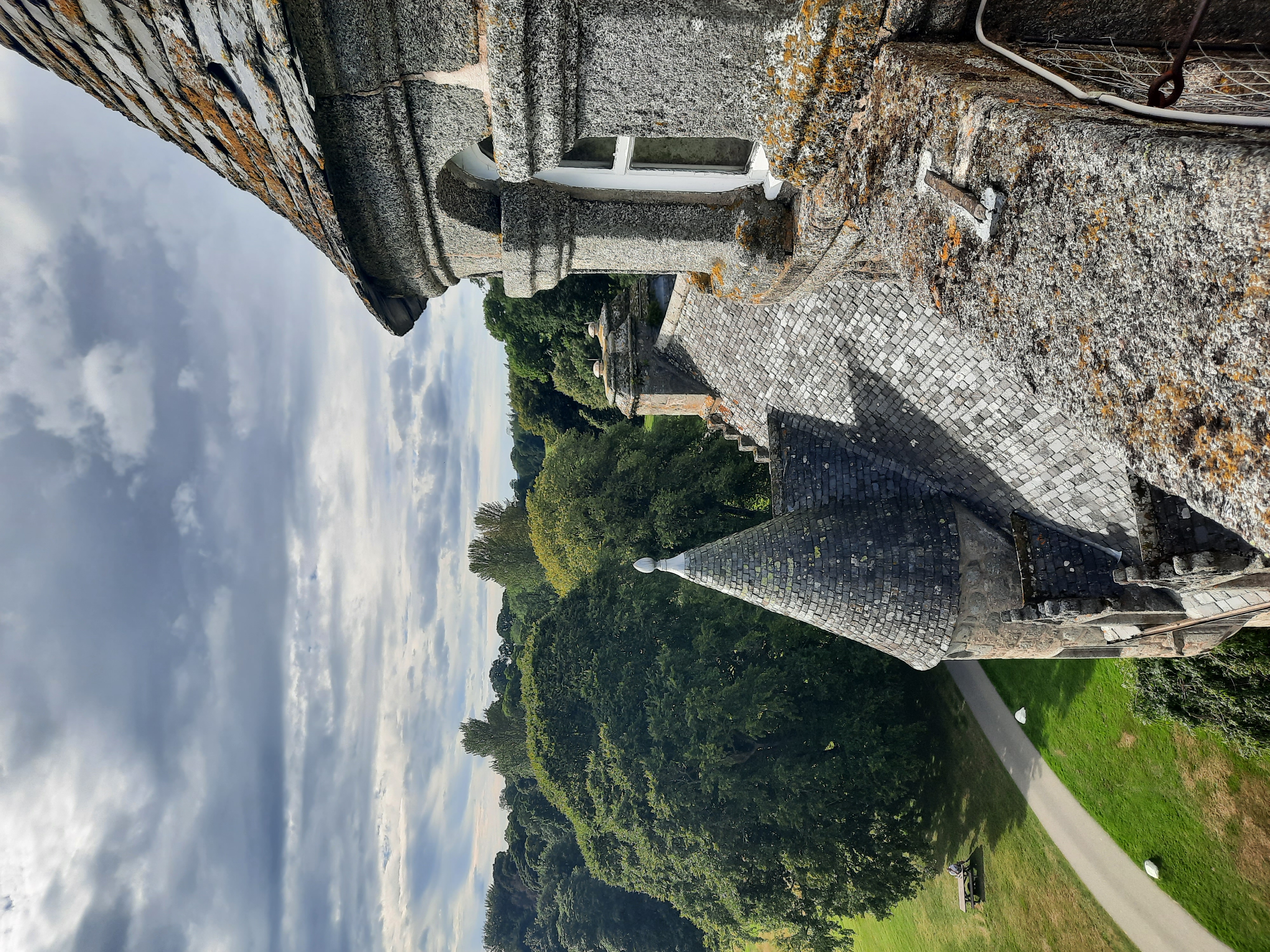 Top of Castle Fraser 