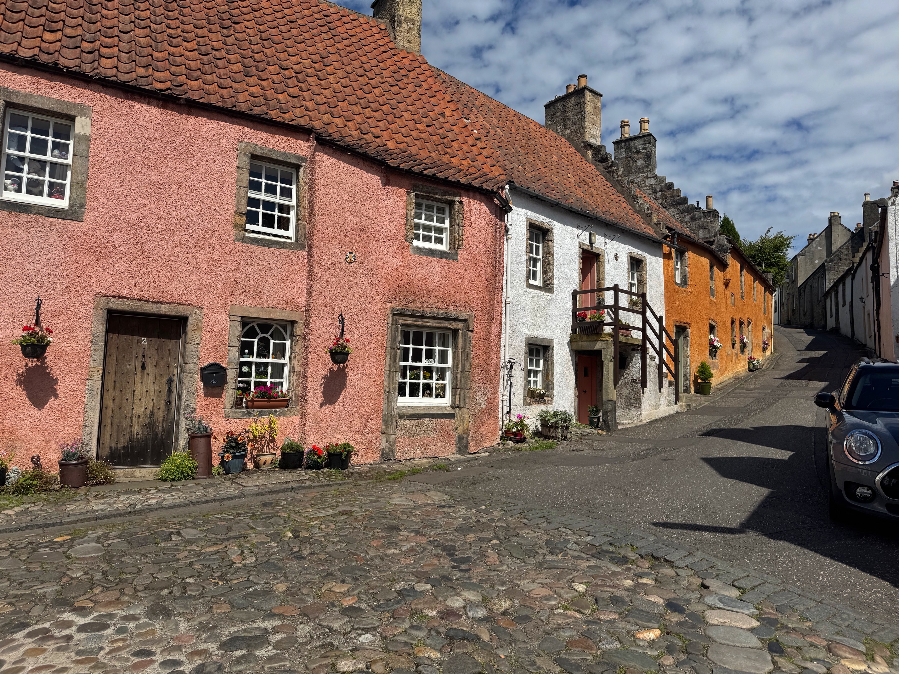 Culross Colorful Row Houses Culross Colorful Row Houses