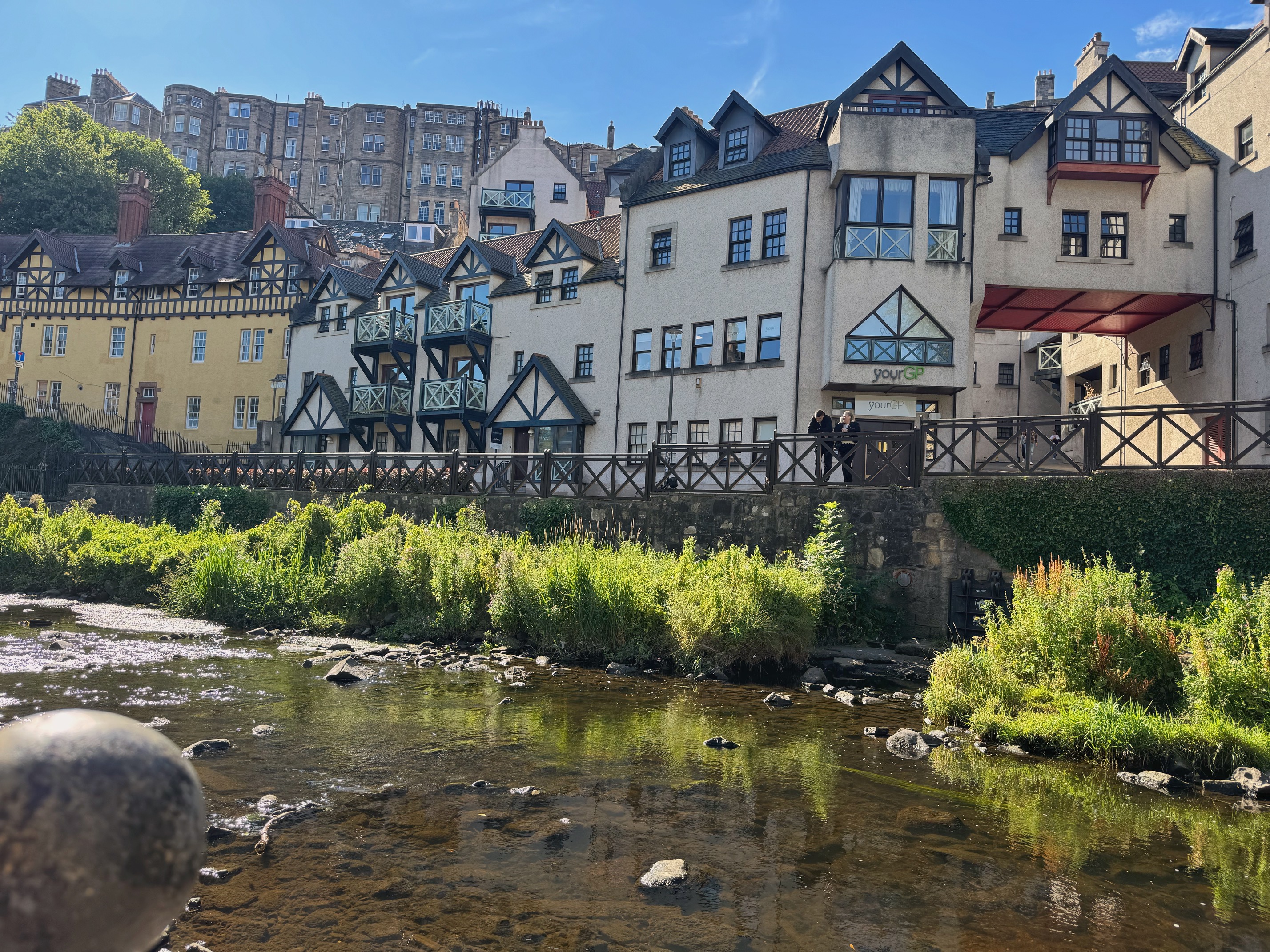 Dean Village from Below