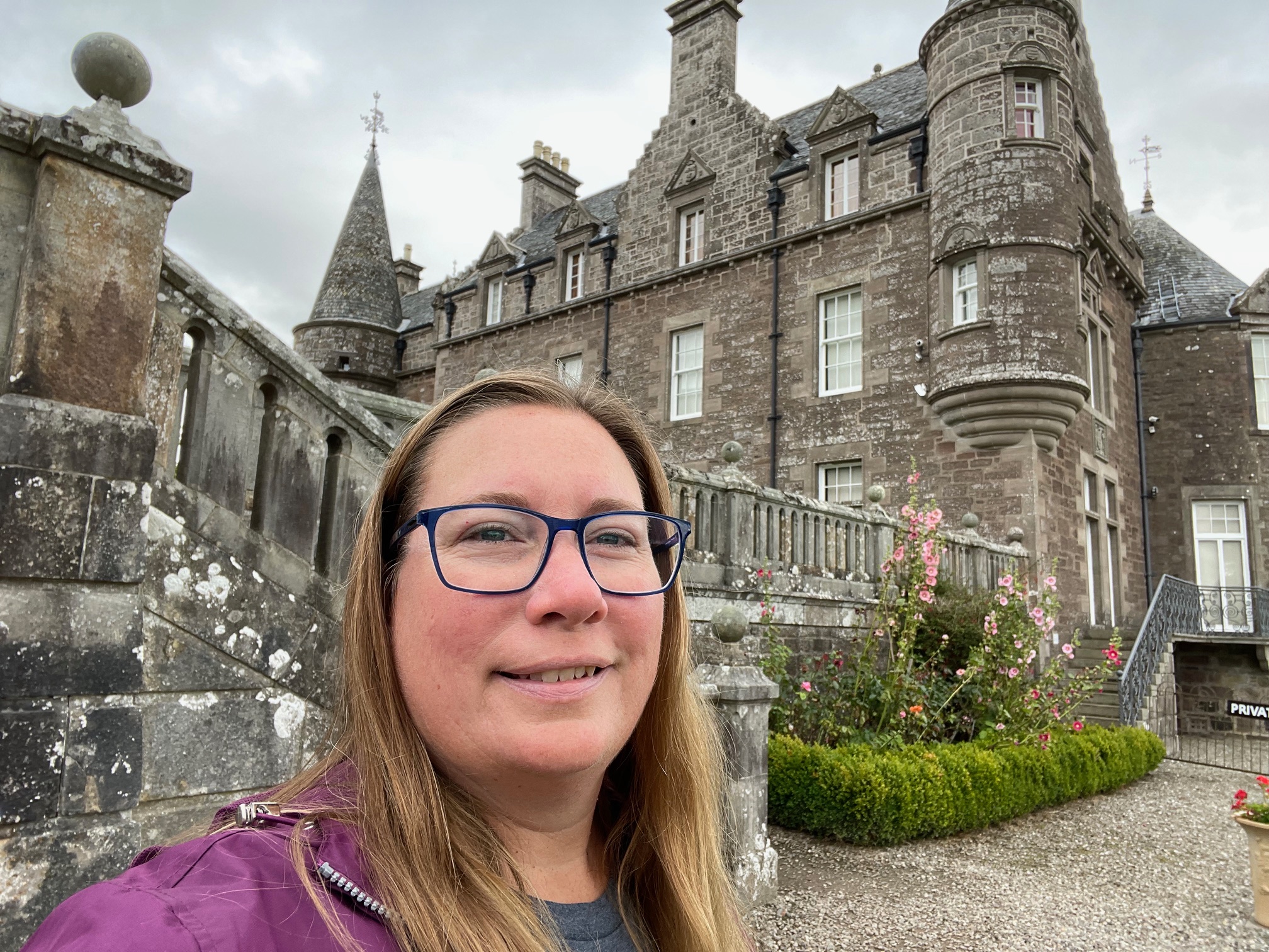 Drummond Castle Selfie