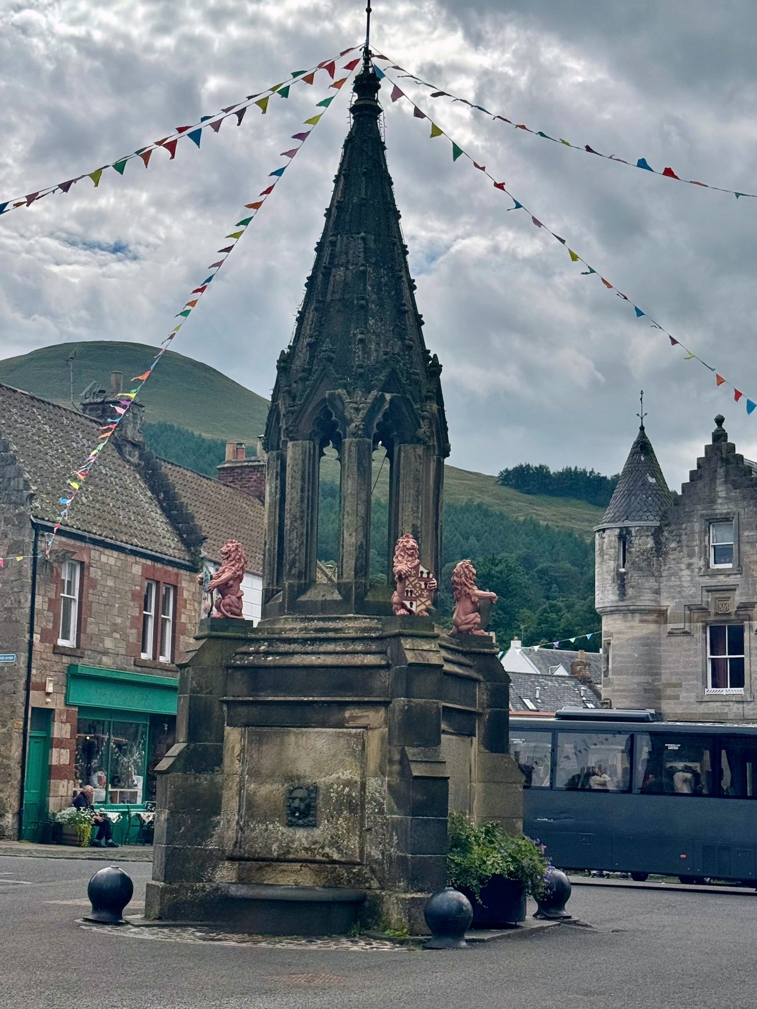 Bruce Fountain Falkland Village