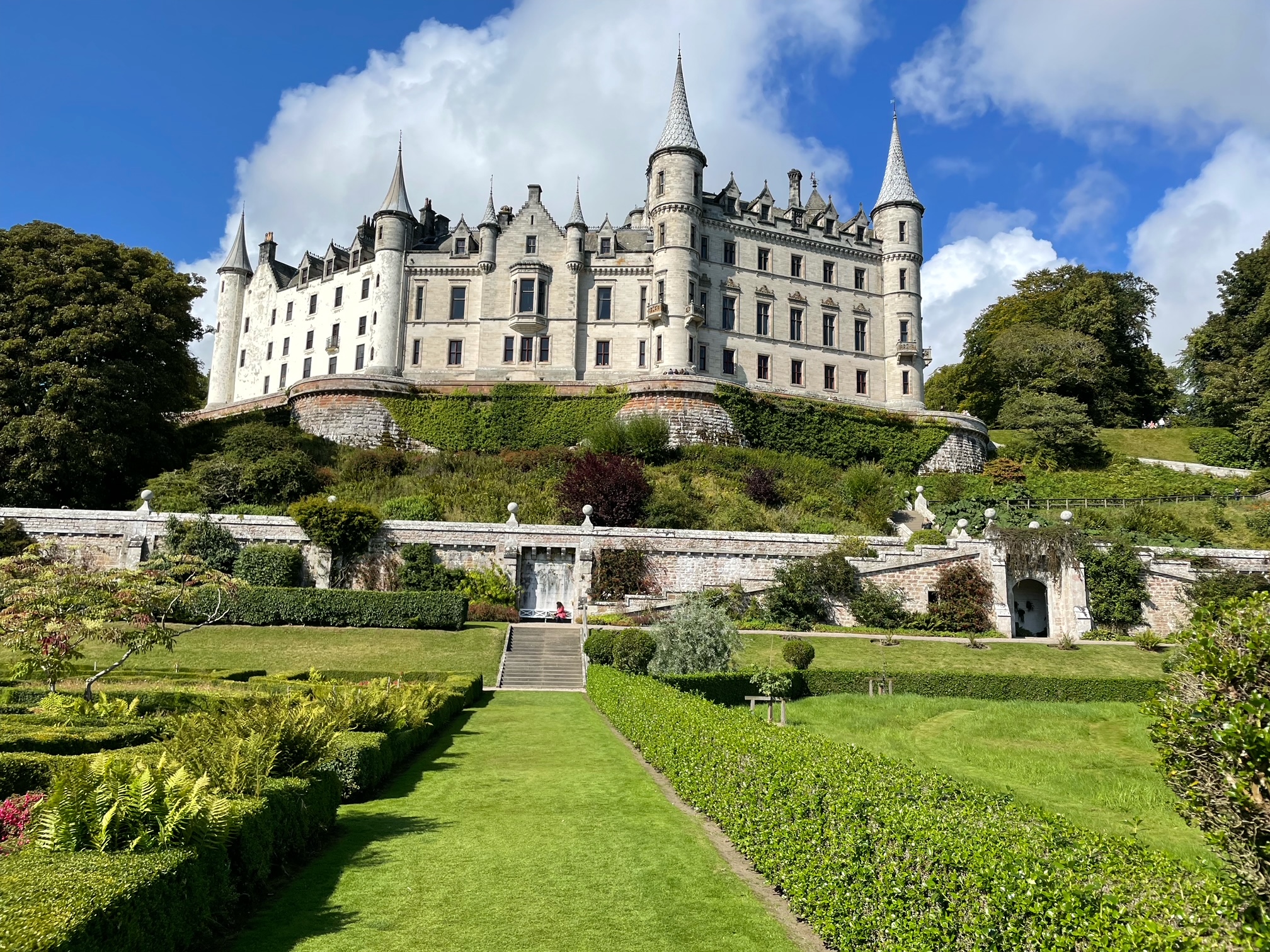 Dunrobin Castle is picture perfect with it's turrets and elaborate gardens. If you can only visit one castle in your life, make it this one.