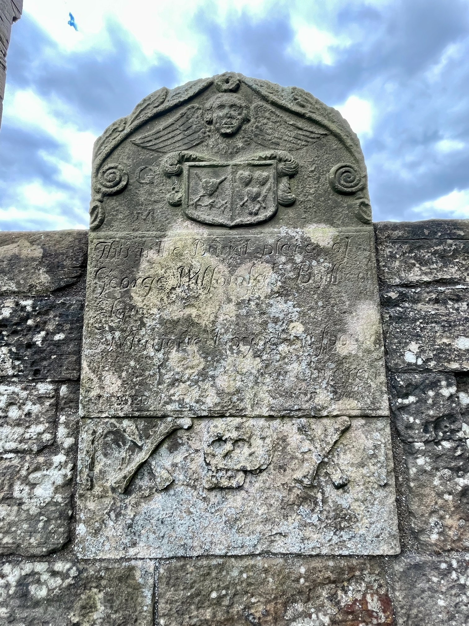 Elgin Cathedral Gravestone 2