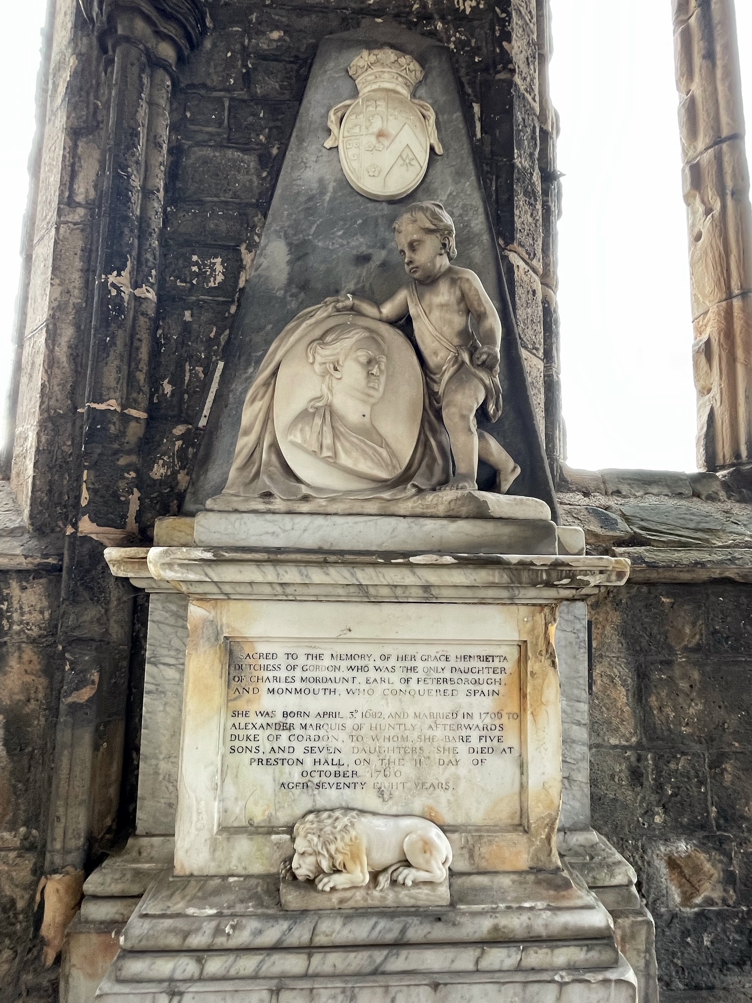 Elgin Cathedral Gravestone 3