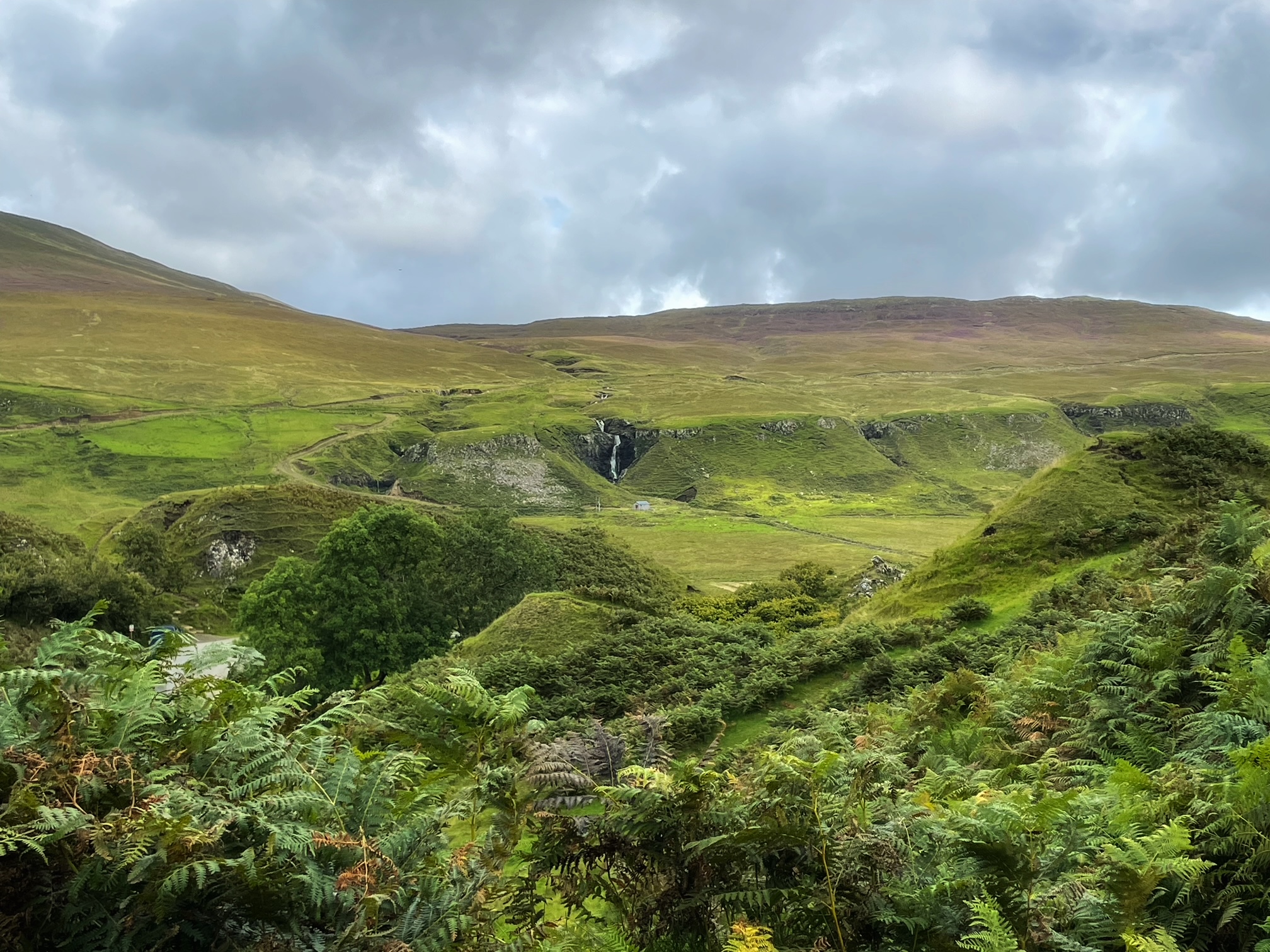 Visiting the Isle of Skye was on my bucket list. It was everything I wanted it to be. Mossy and magical. So green and lush. Water cascading everywhere. It feels like a fairy place. I'm a fan.  