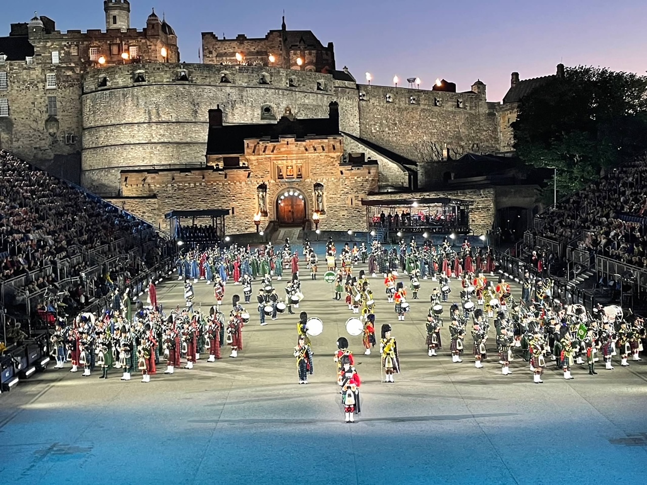 Edinburgh's Royal Military Tattoo is an event worthy of your bucket list. It's a unique performance from military bands across the globe and of course bagpipers!