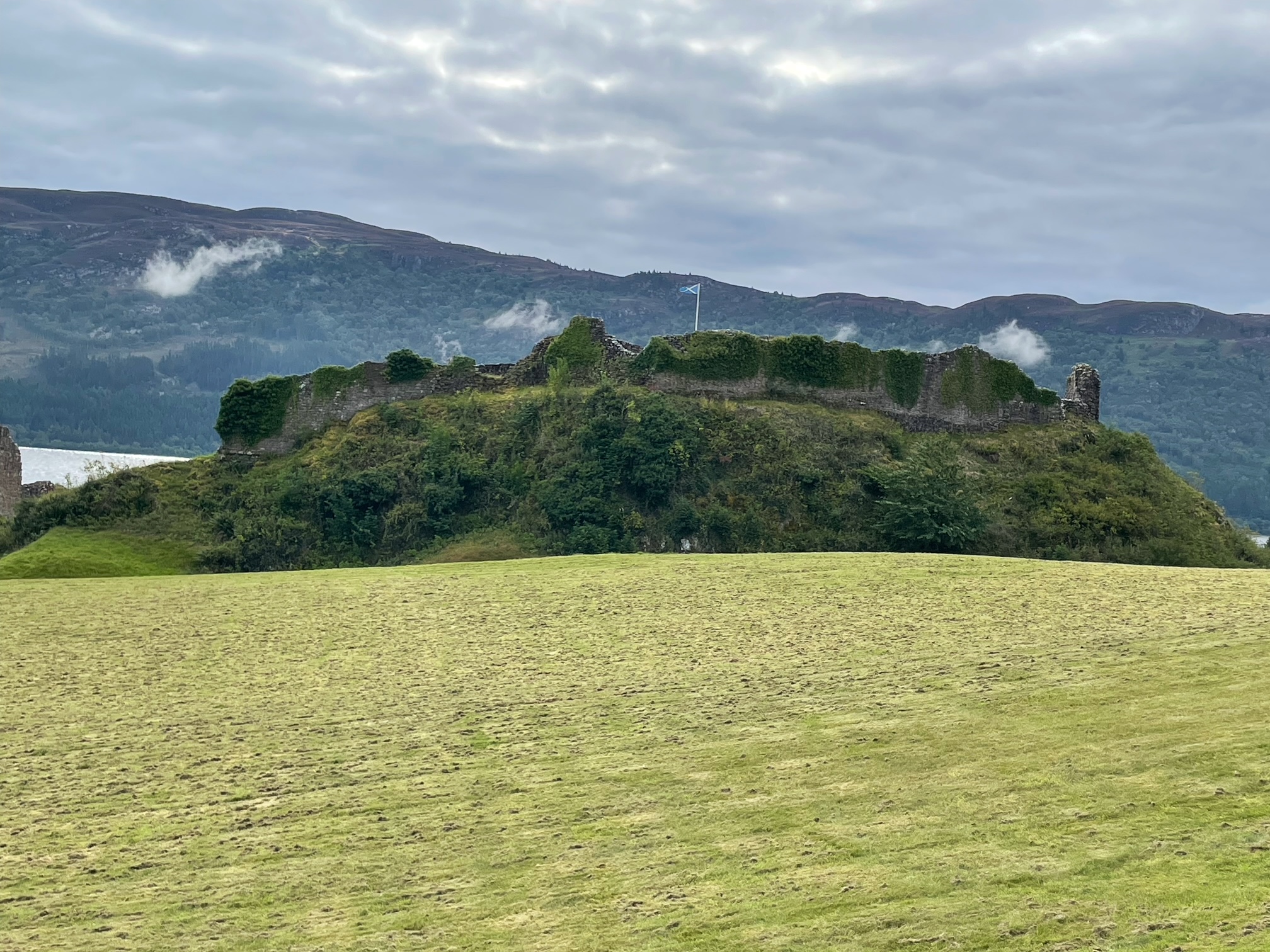 Urquhart Castle overlooks Scotland's famed Loch Ness. Explore the castle ruins while keeping an eye out for Nessie.